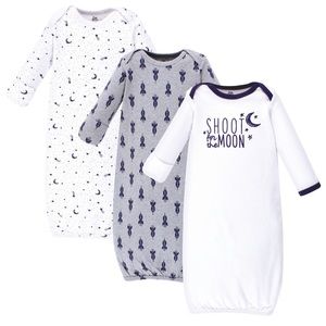 Spring Sale!🌸🐇 Yoga Sprout Sleep Nightgown 3pc Bundle Rocket Stars 0-6mo